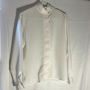 K. B. Lawrence - by Crystal-Kobe Ltd. - Blouse - White - Size 8